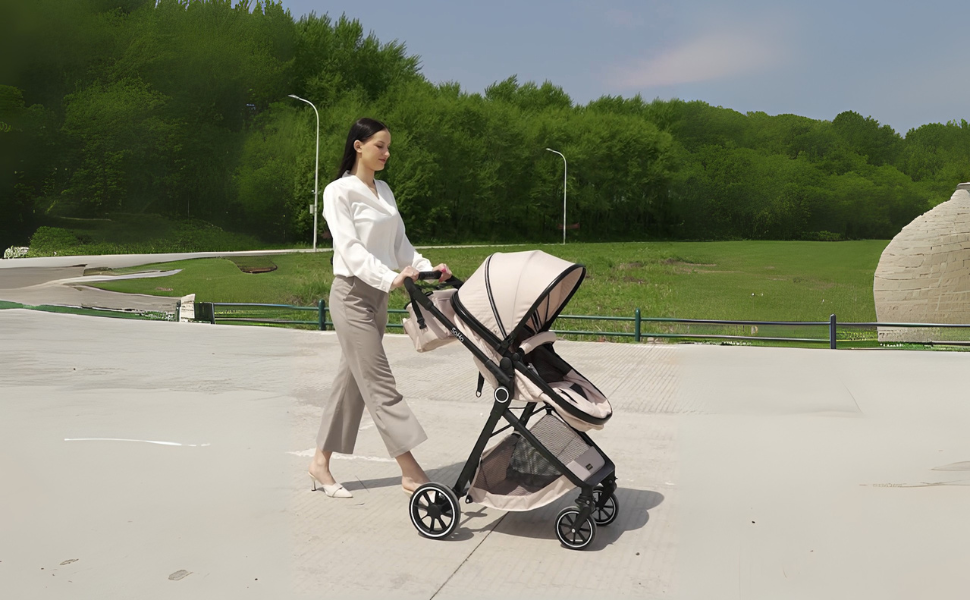 Poussette Luxe pour Bébé Reborn